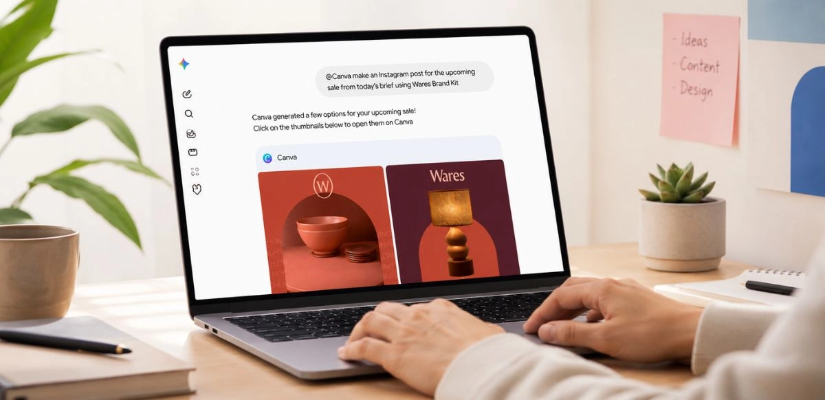 Esta nueva funcionalidad permite a los usuarios generar, editar y transformar diseños directamente desde el asistente de IA, conectando el proceso creativo con herramientas profesionales de diseño.