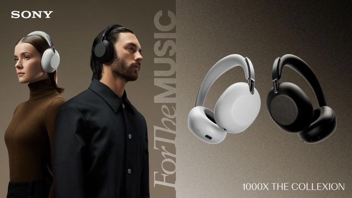 Disponibles en colores platino y negro, los 1000X THE COLLEXION™ celebran el décimo aniversario de la emblemática línea de auriculares 1000X de Sony.