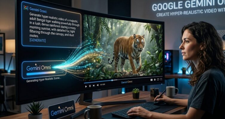 La filtración sugiere que Omni podría integrarse directamente en Gemini como una evolución del modelo Veo.