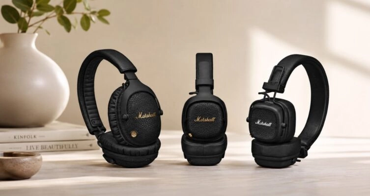 Estilo icónico, alma rockera. Los nuevos auriculares Marshall combinan diseño premium y potencia sonora en una estética que rinde homenaje al legado del rock, ahora con una impronta más luminosa y moderna.