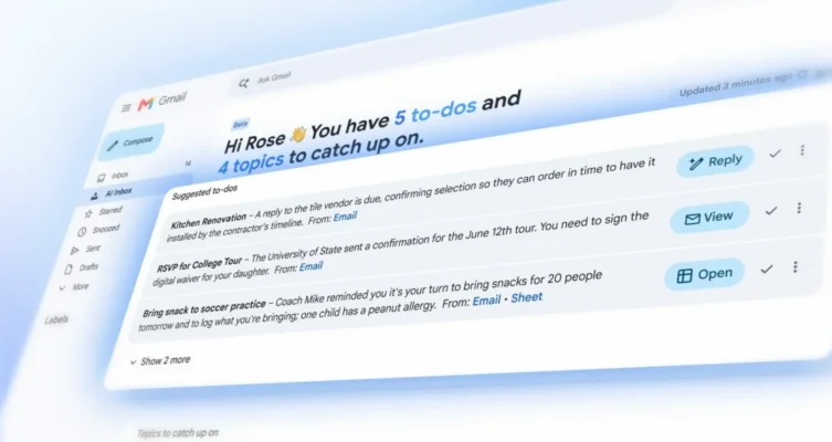 Google llevó la IA a tus herramientas de Workspace