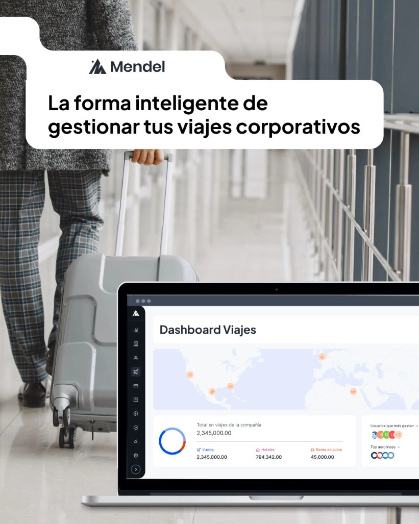 Las empresas pueden controlar vuelos, hoteles y gastos de viaje desde una única plataforma. La gestión centralizada mejora la visibilidad y el cumplimiento de políticas internas.