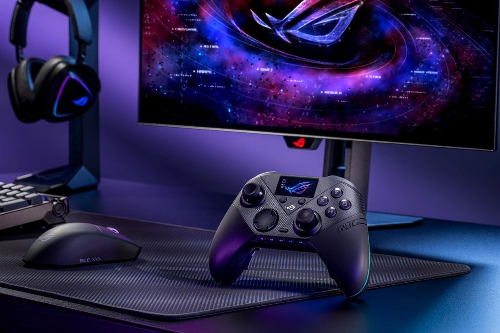 Control ROG Raikiri II Pro para PC.