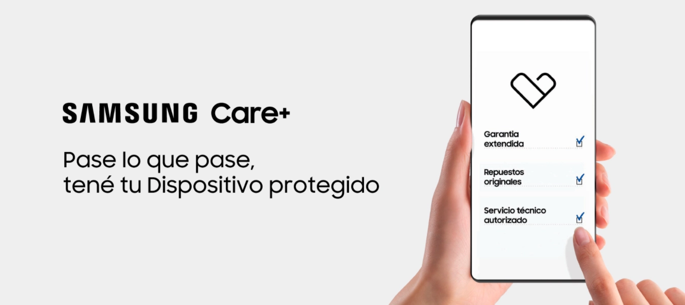 Samsung Care+ ofrece cobertura para smartphones Galaxy ante distintos incidentes, incluido el robo según las condiciones del plan.