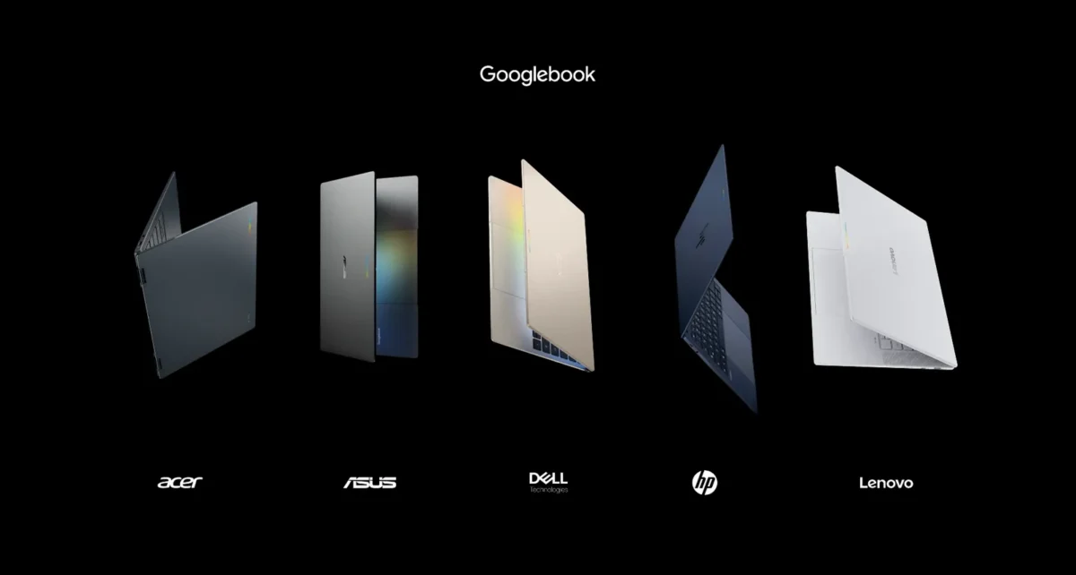 Acer, ASUS, Dell, HP y Lenovo son los fabricantes que integran la primera generación de Googlebooks anunciada por Google.