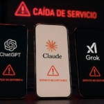 ChatGPT, Claude y Grok registraron interrupciones y errores el 3 de septiembre, afectando a miles de usuarios en distintas partes del mundo.