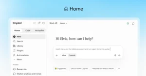 Microsoft busca que Copilot evolucione desde un asistente conversacional hacia una plataforma capaz de crear, automatizar y ejecutar tareas dentro del entorno laboral.