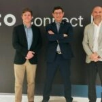 Ramón Viñals, director de Ingeniería para América Latina; Laércio Albuquerque, vicepresidente de Cisco para Latinoamérica; y Gonzalo Valverde, Managing Director de la región MCR, durante Cisco Connect Latam 2026.