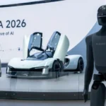Xiaomi exhibió en IFA 2026 sus vehículos eléctricos y CyberOne, el robot humanoide que también prueba dentro de su fábrica de automóviles.