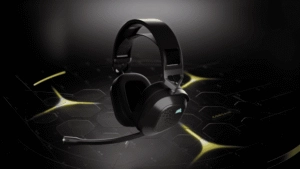 Los Corsair HS80 v2 MAX WIRELESS ofrecen audio inmersivo, conectividad dual y hasta 130 horas de autonomía.