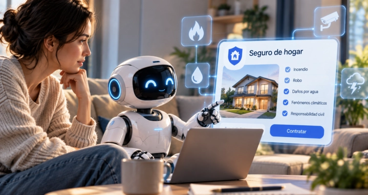 La IA transforma la búsqueda, comparación y contratación de seguros.
