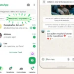 WhatsApp suma cuatro nuevas funciones para facilitar la organización de los chats grupales, recuperar mensajes importantes y mantenerse al día con las conversaciones más activas.