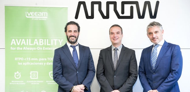 Arrow: el nuevo distribuidor de Veeam en Iberia