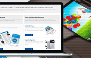 Un portal de soporte de marketing para el canal de Samsung