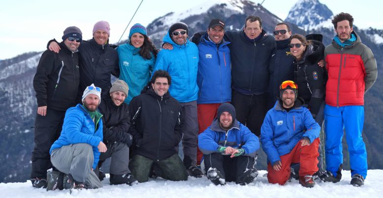 Ceven a pura nieve con clientes