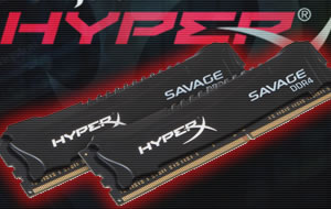 Los kits DDR4 HyperX Savage ofrecen hasta 128 GB