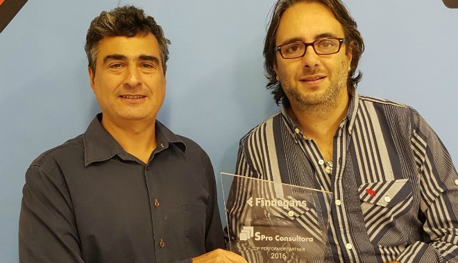 Finnegans entregó el premio “Top Performer Partner 2016”