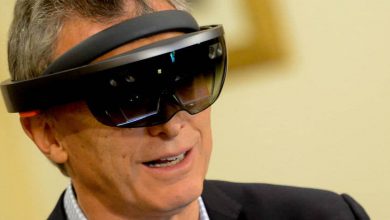 Mauricio Macri se puso los HoloLens