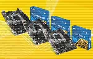MSI develó sus nuevas motherboards H110 PRO