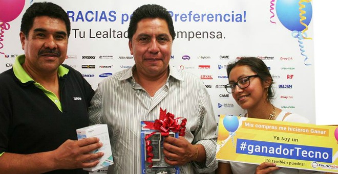 Tecnosinergía otorga premios por lealtad