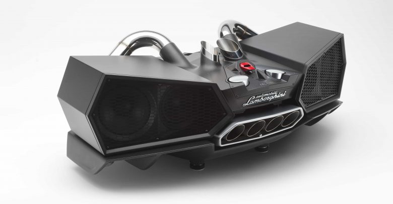 Éstos parlantes Lamborghini son ideales para el fierrero audiófilo