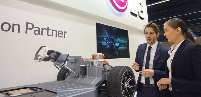 LG presenta la nueva generación OLED en el Salón del Automóvil de Frankfurt
