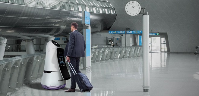 Robots en el aeropuerto más grande de Corea