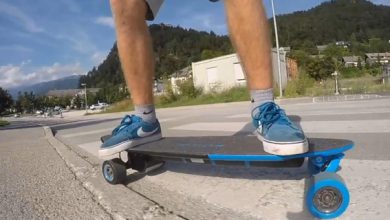 Un skateboard eléctrico con autonomía de 30 km