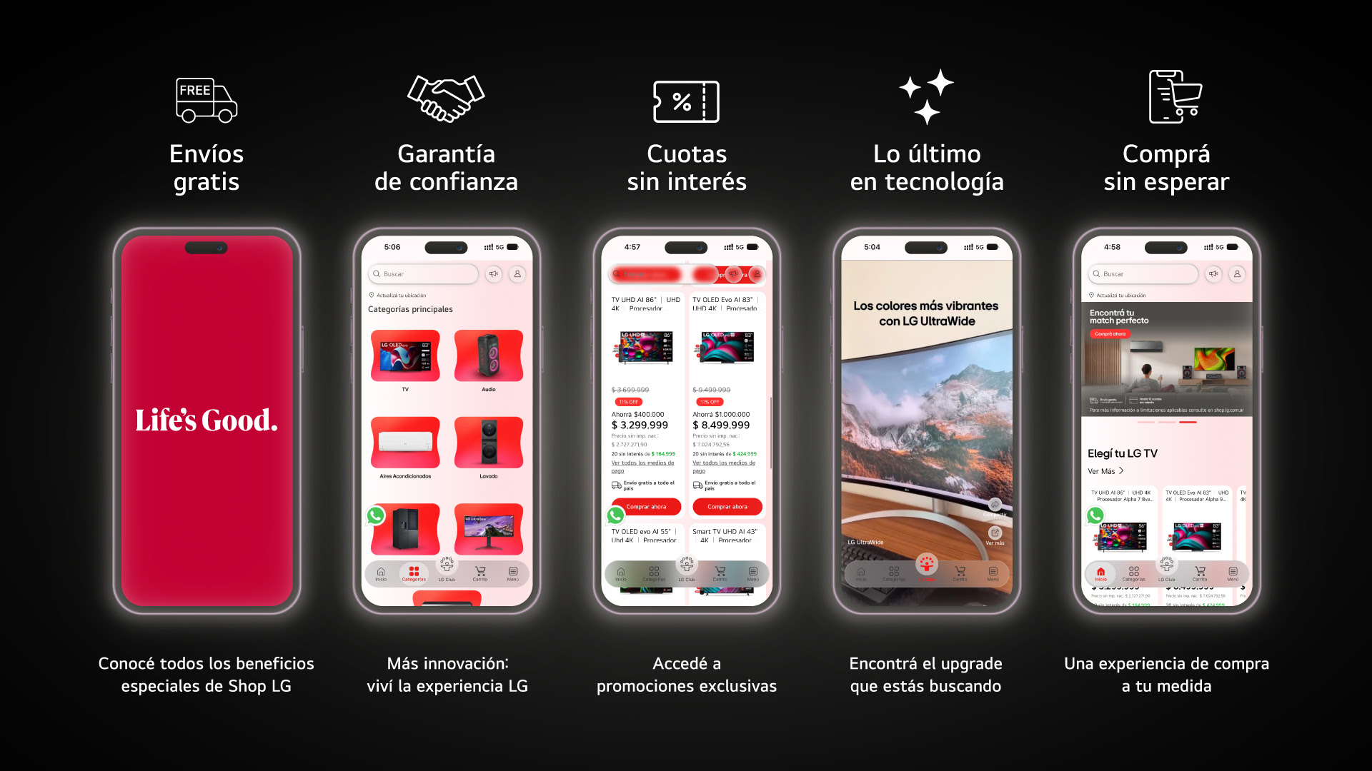 LG lanza su nueva app mobile y refuerza su estrategia digital en Argentina